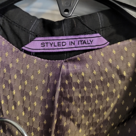 Magic Johnson Classic 2 pc Pinstripe Suit coat 40R pant 36 x 30 - Picture 5 of 7